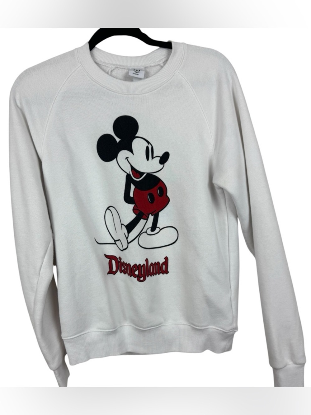 Disneyland Mickey Mouse white crewneck sz S womens